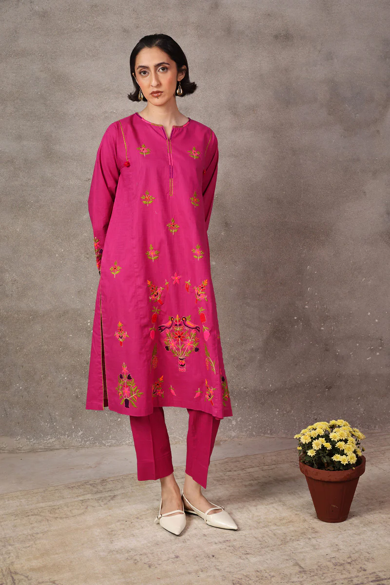 Ghazni Folk Kurta 2 Piece - Image 6