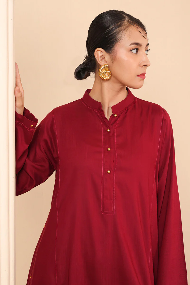 Panelled Viscose Vibe 2 Piece - Image 9