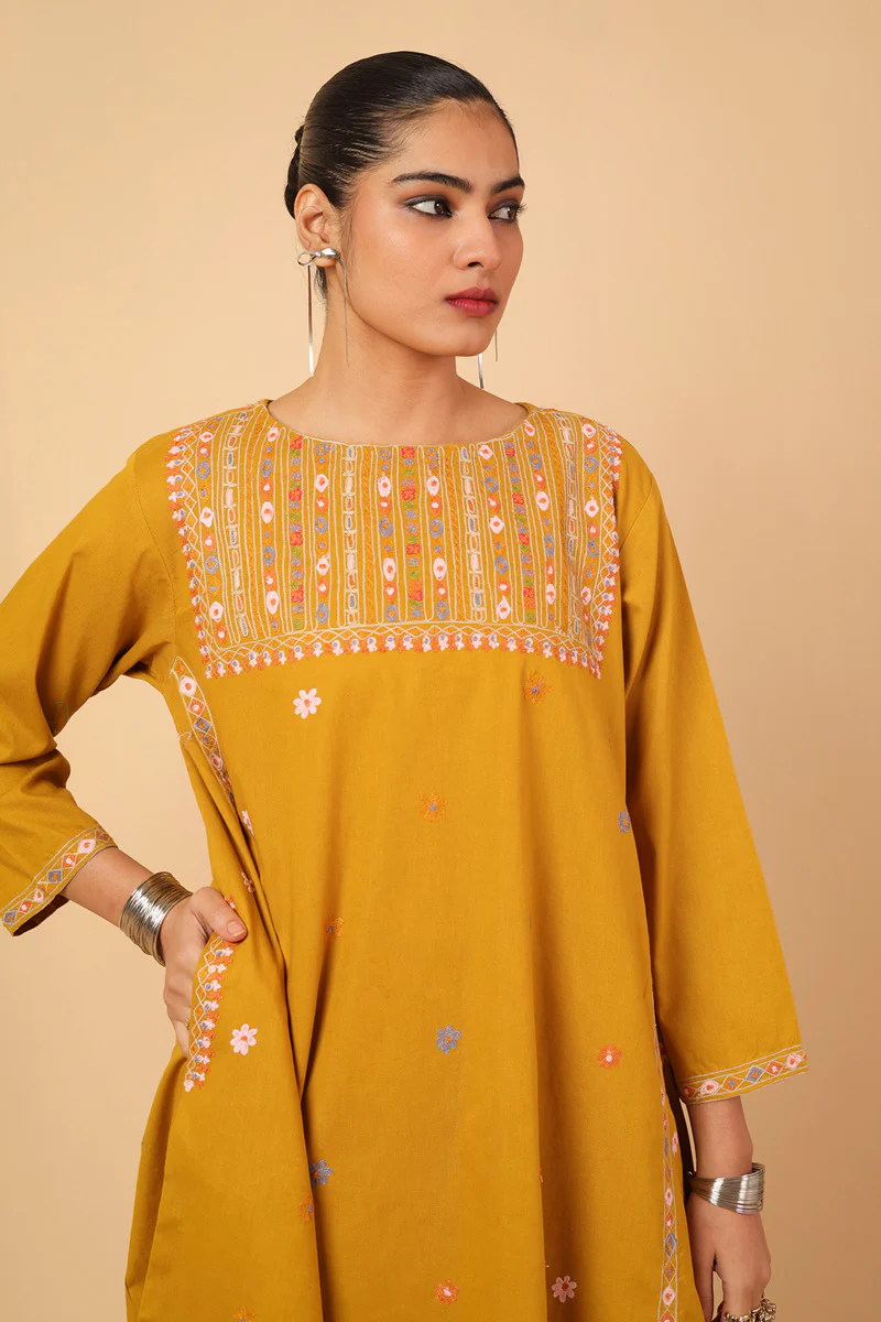 Folk Art Embroidered Suit - Image 2
