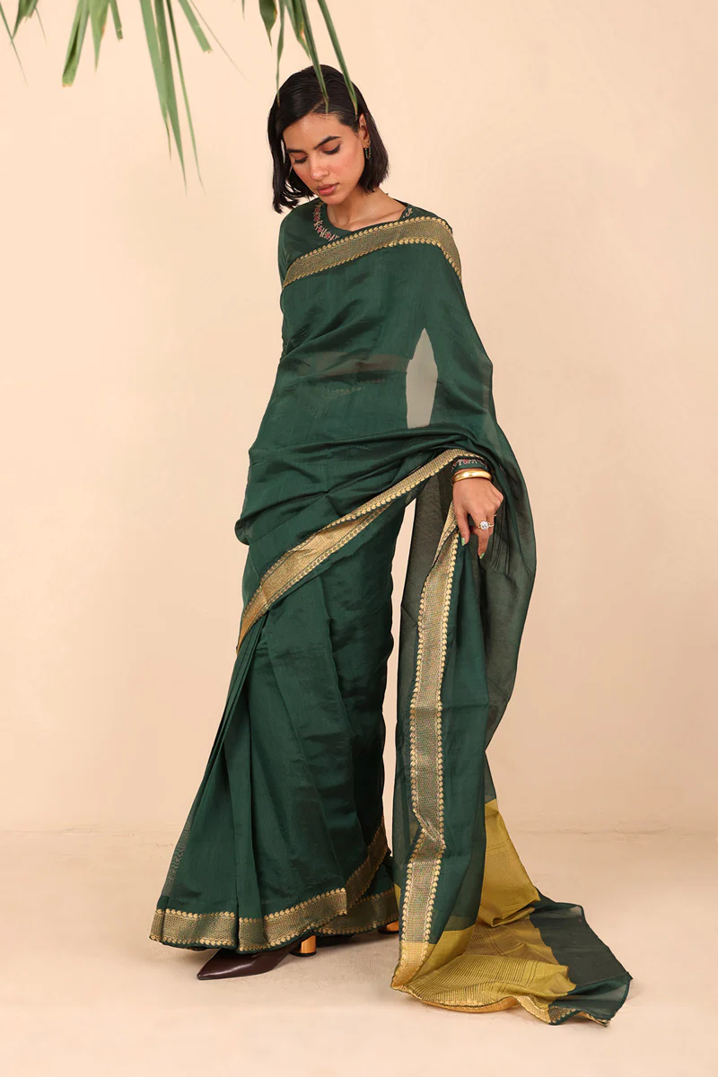 Demure Anarkali Saree - Image 3