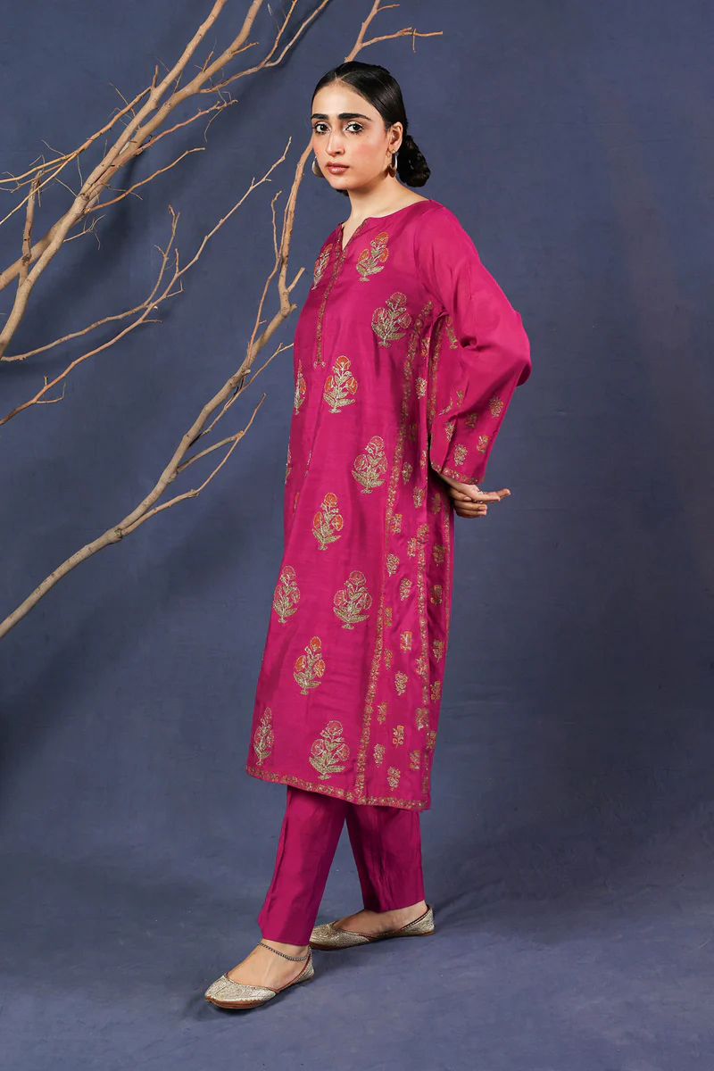 Vibrant Gota Kalamkari 2 Piece - Image 3