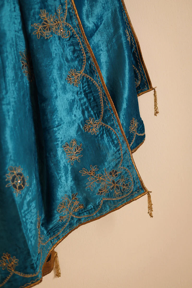Firoza Valvet Shawl - Image 8