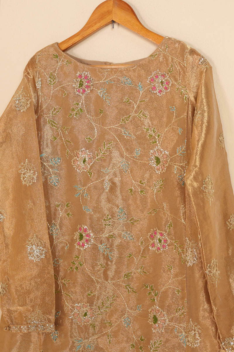 Sunehri Chadder Drape Suit - Image 5