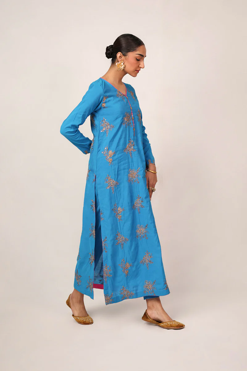 Nawabi Gota Opal Suit - Image 5