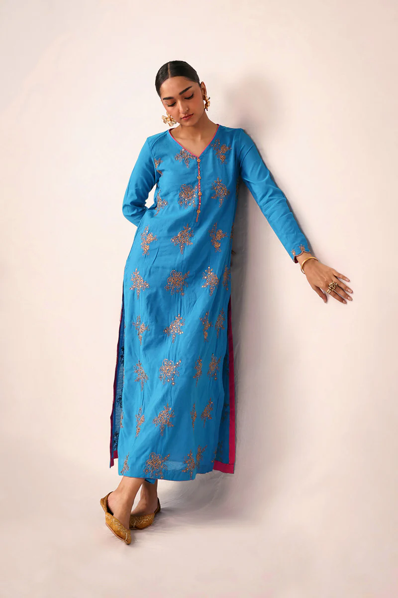 Nawabi Gota Opal Suit - Image 7