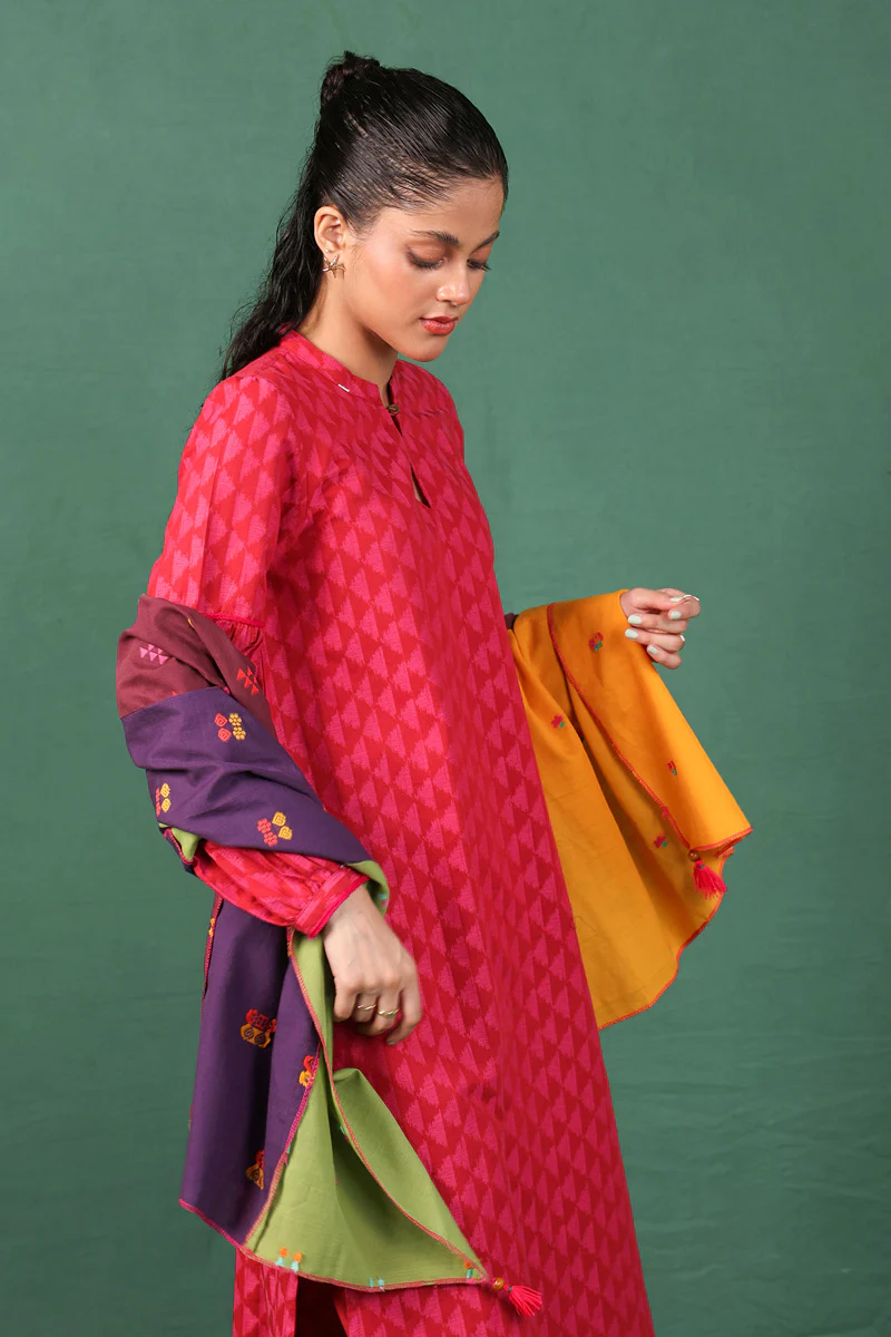 Multi Patchwork Scarf - Image 4