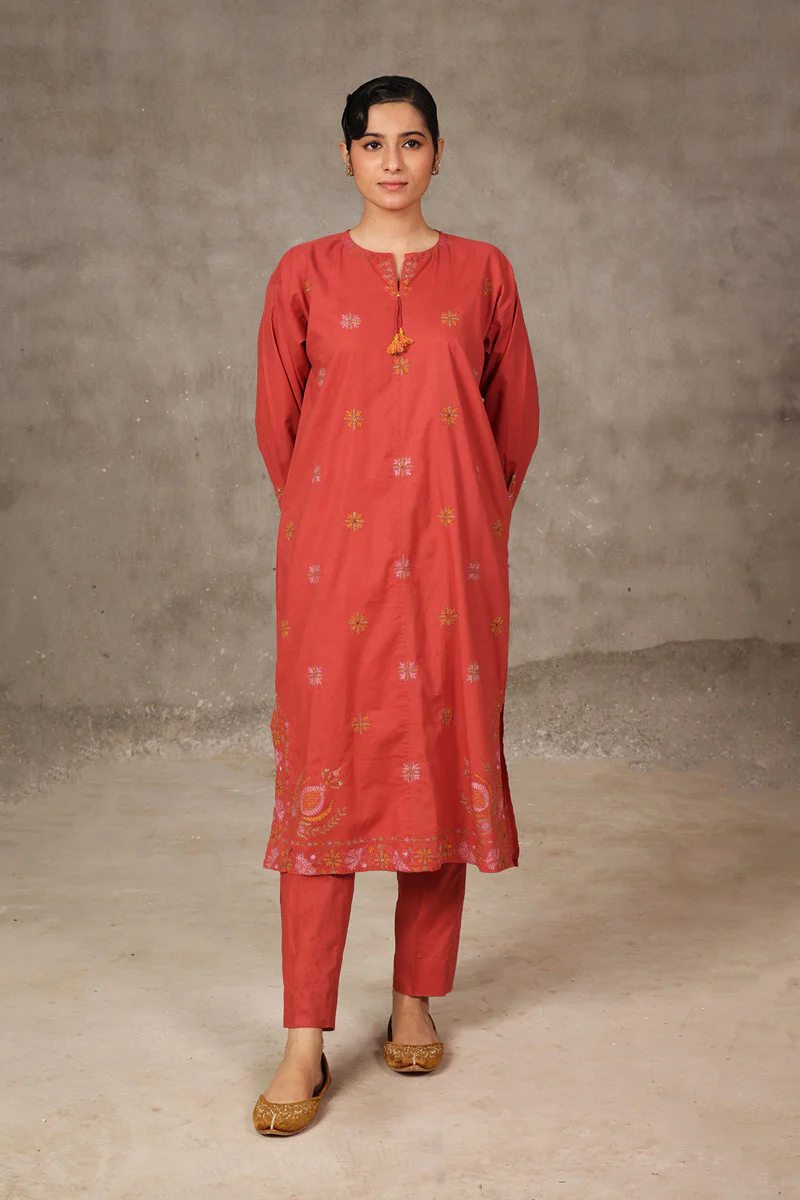 Embroidered Taraz 2 Piece Set - Image 9