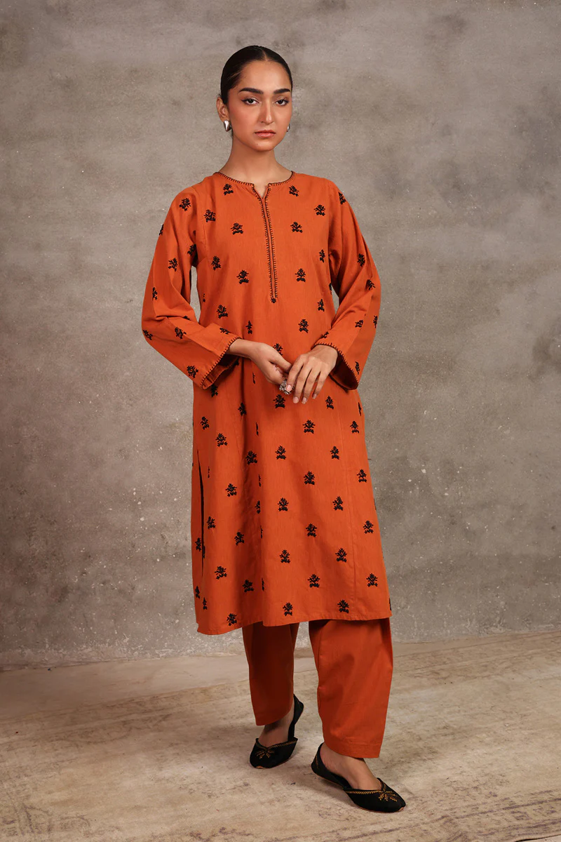 Embroidered N K R Kurta - Image 5