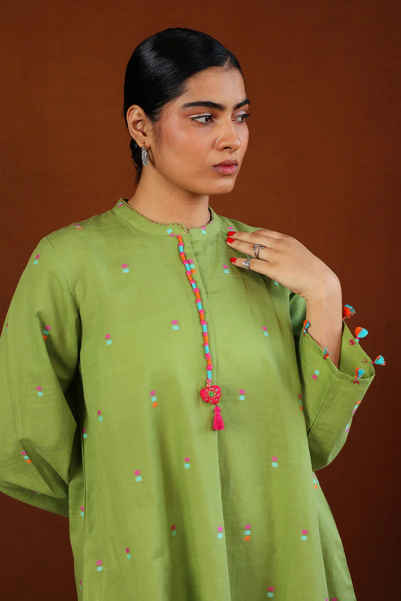Khaddiyan Embroidered Tunic - Image 2
