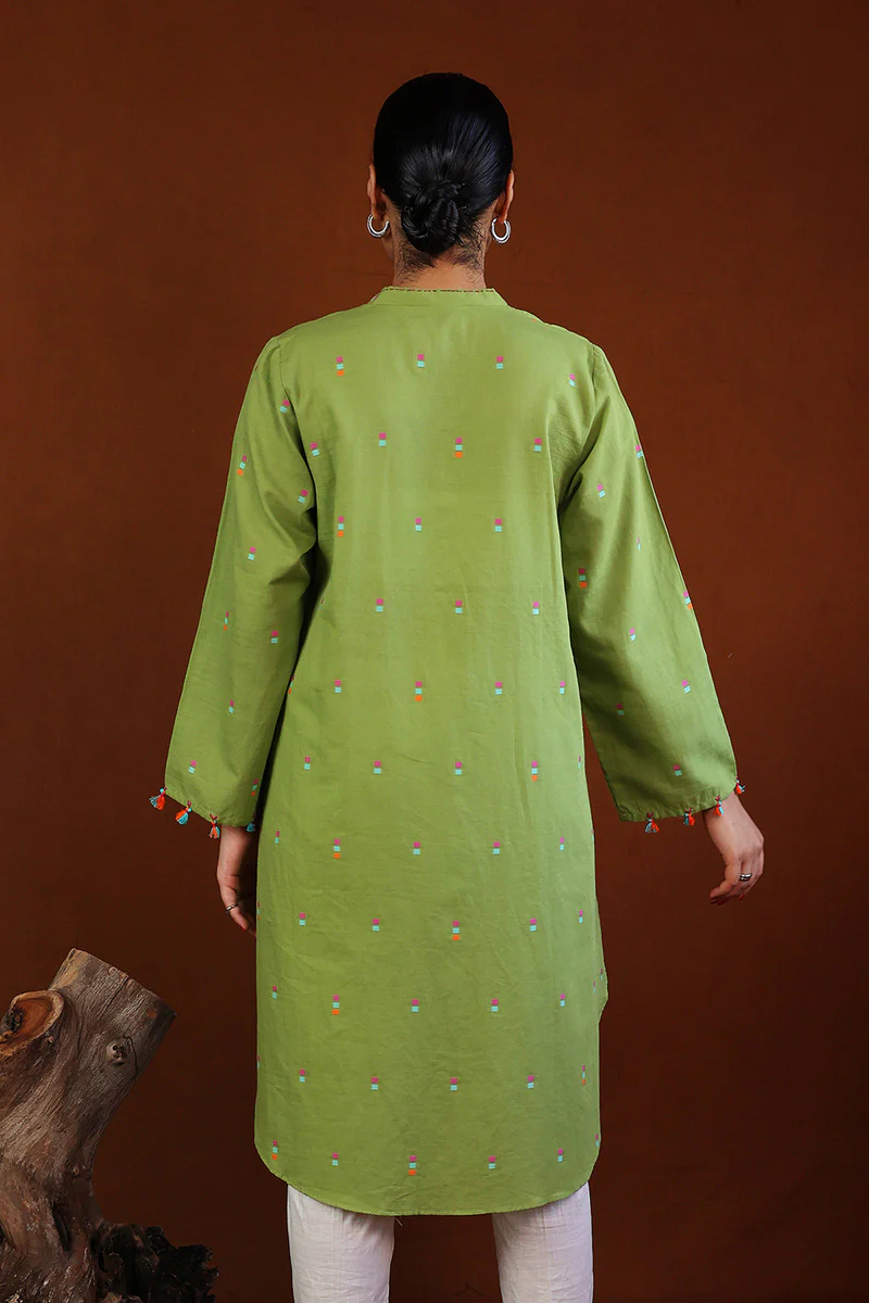 Khaddiyan Embroidered Tunic - Image 4