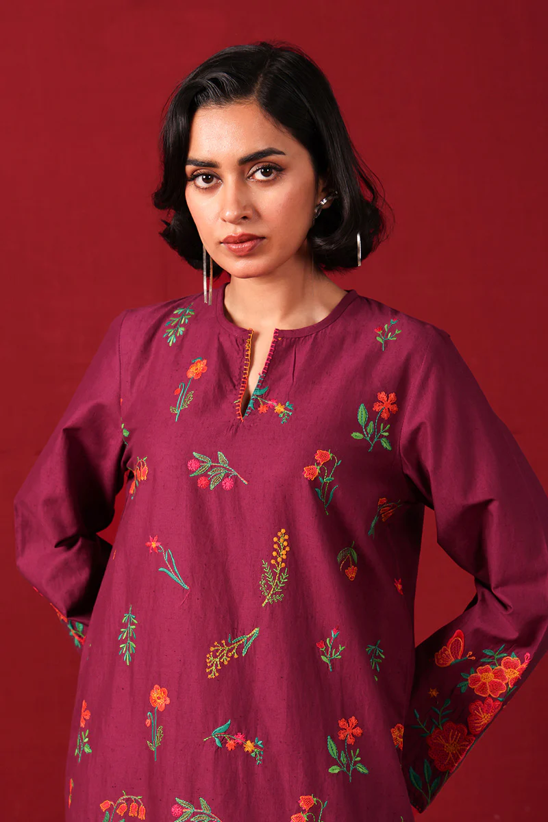 Baharaan Embroidered 2 Piece - Image 2