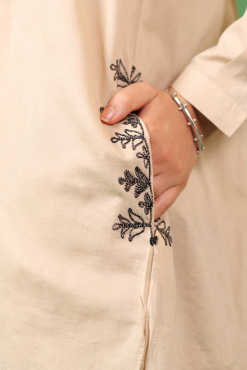Dropped Shoulder Opus Kurta - Image 4