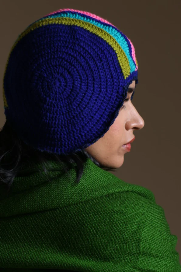 Crochet Helmet Cap - Image 3