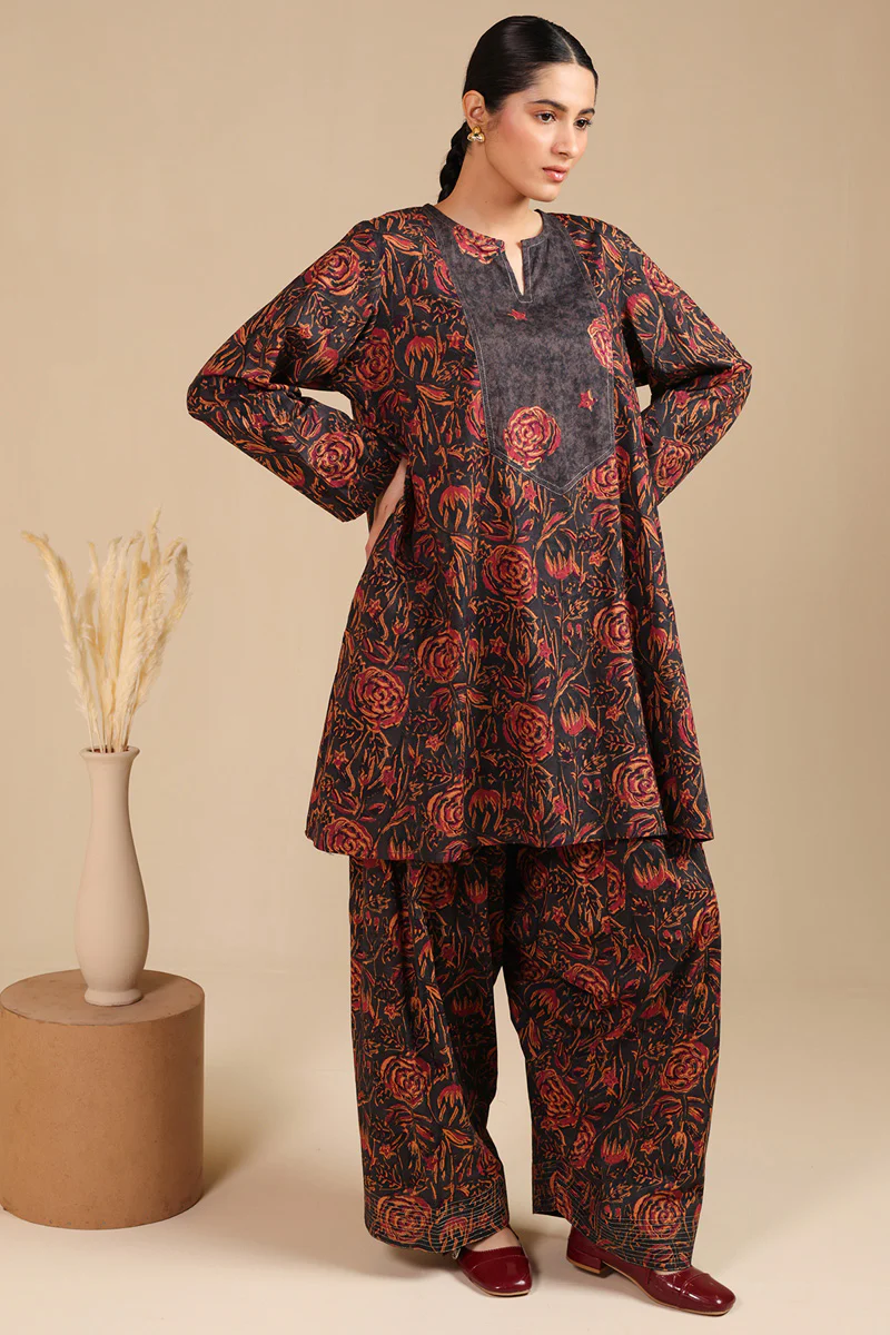 Ajrak Printed Set - Image 4