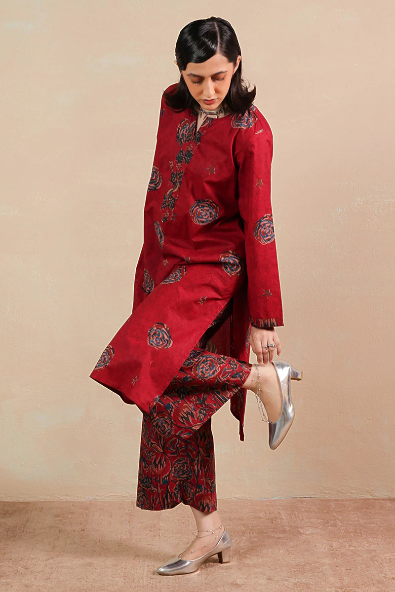 Ajrak Fusion Co-Ord Set - Image 10
