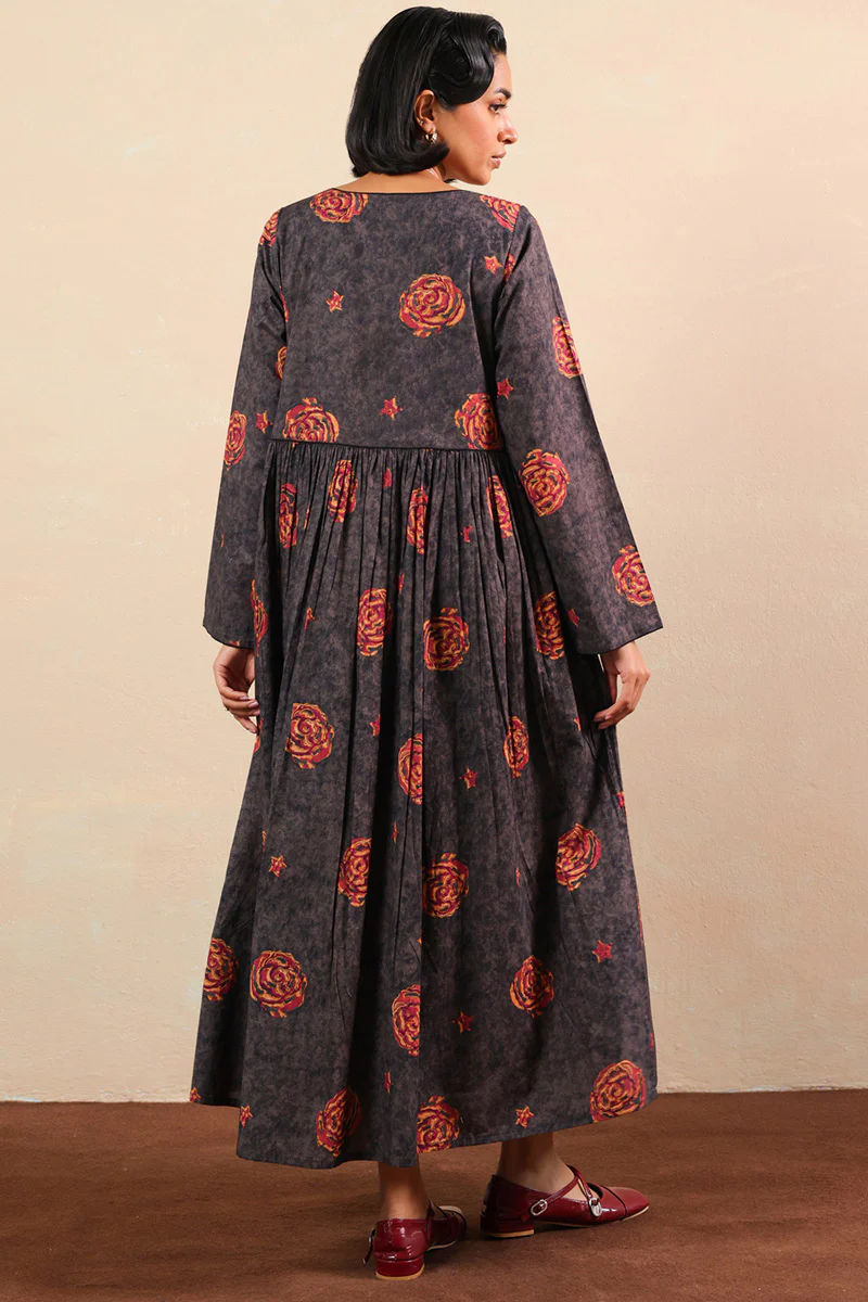 Ajrak Anarkali Dress - Image 4