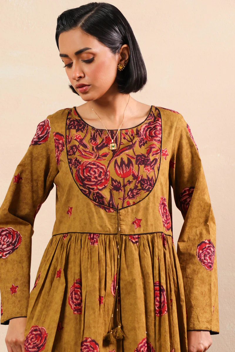 Ajrak Anarkali Dress - Image 7