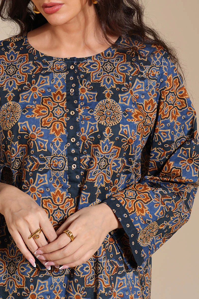 Rang-E-Ajrak Zeb Duo-Set - Image 10