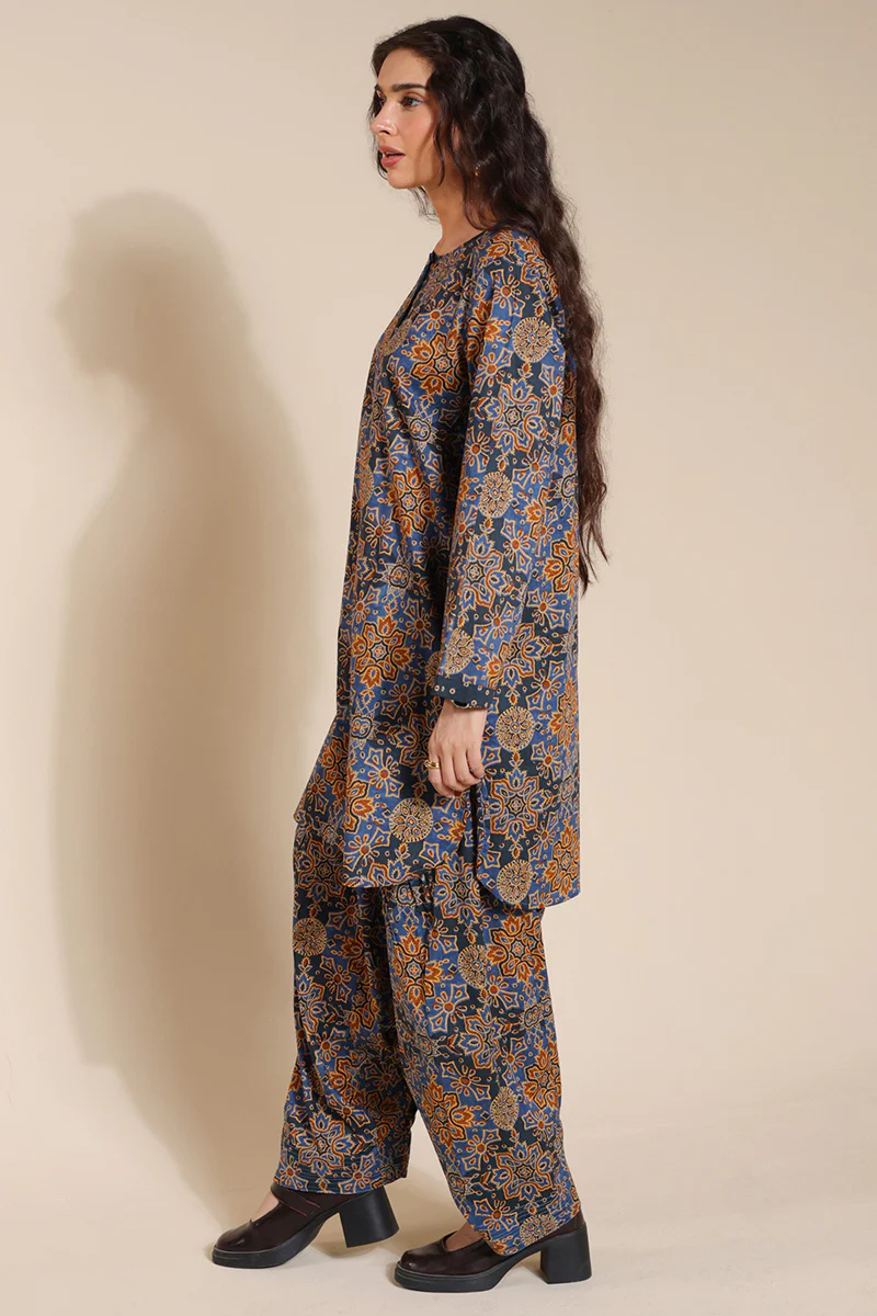 Rang-E-Ajrak Zeb Duo-Set - Image 13