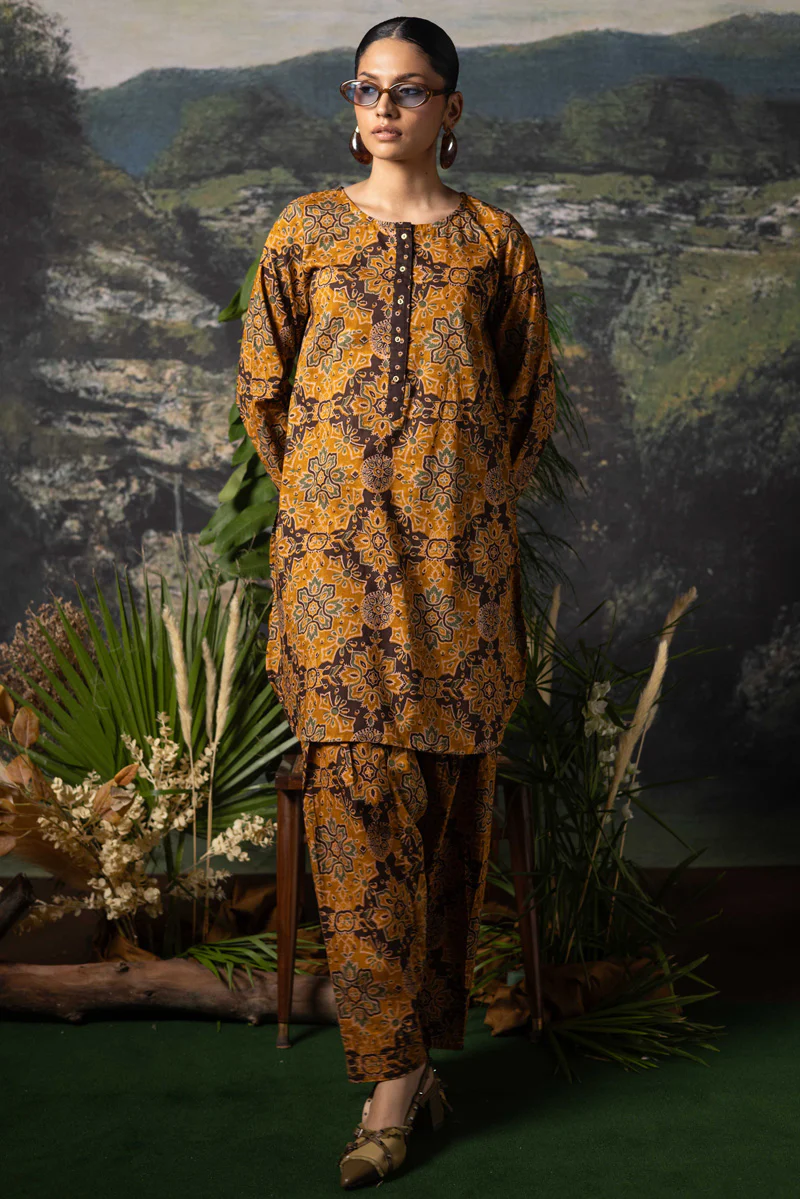 Rang-E-Ajrak Zeb Duo-Set - Image 2