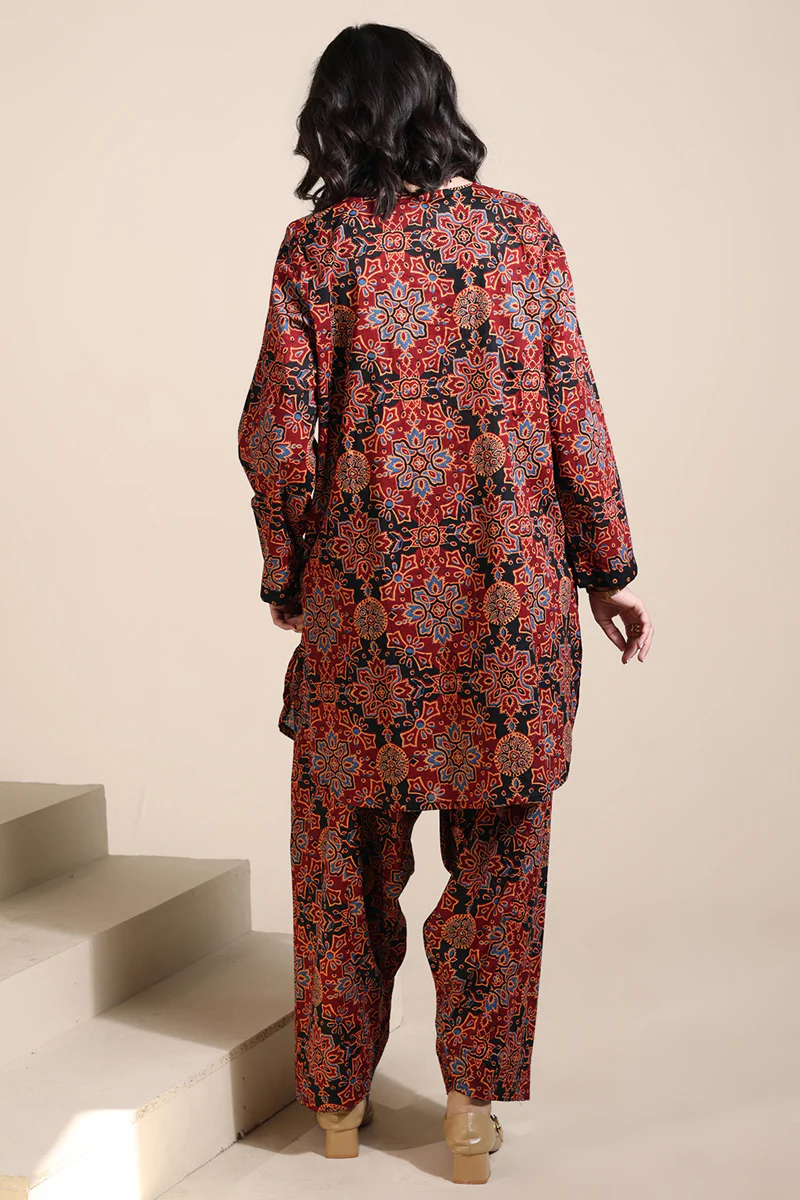 Rang-E-Ajrak Zeb Duo-Set - Image 9