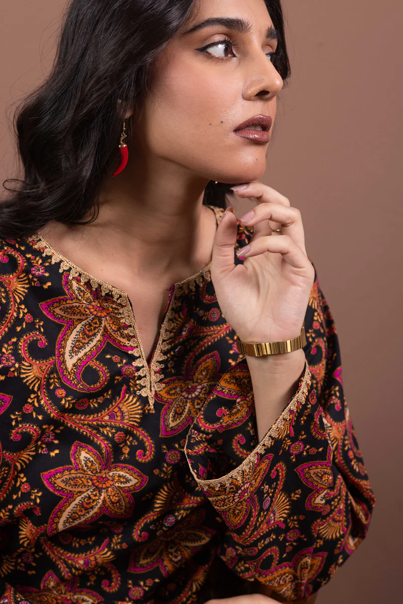 Embroidered Paisley Pop Echo Set - Image 2