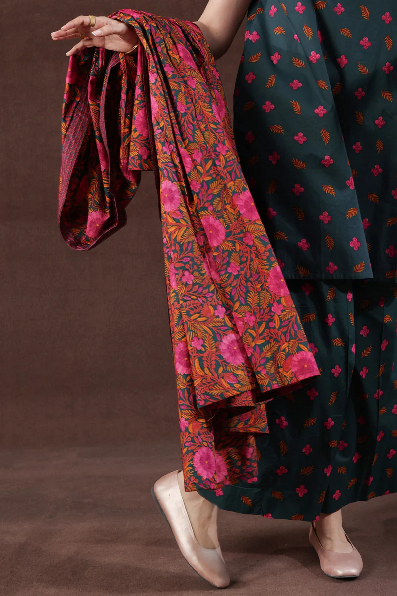 Aarified Bloom 3-Piece Jama Set - Image 9