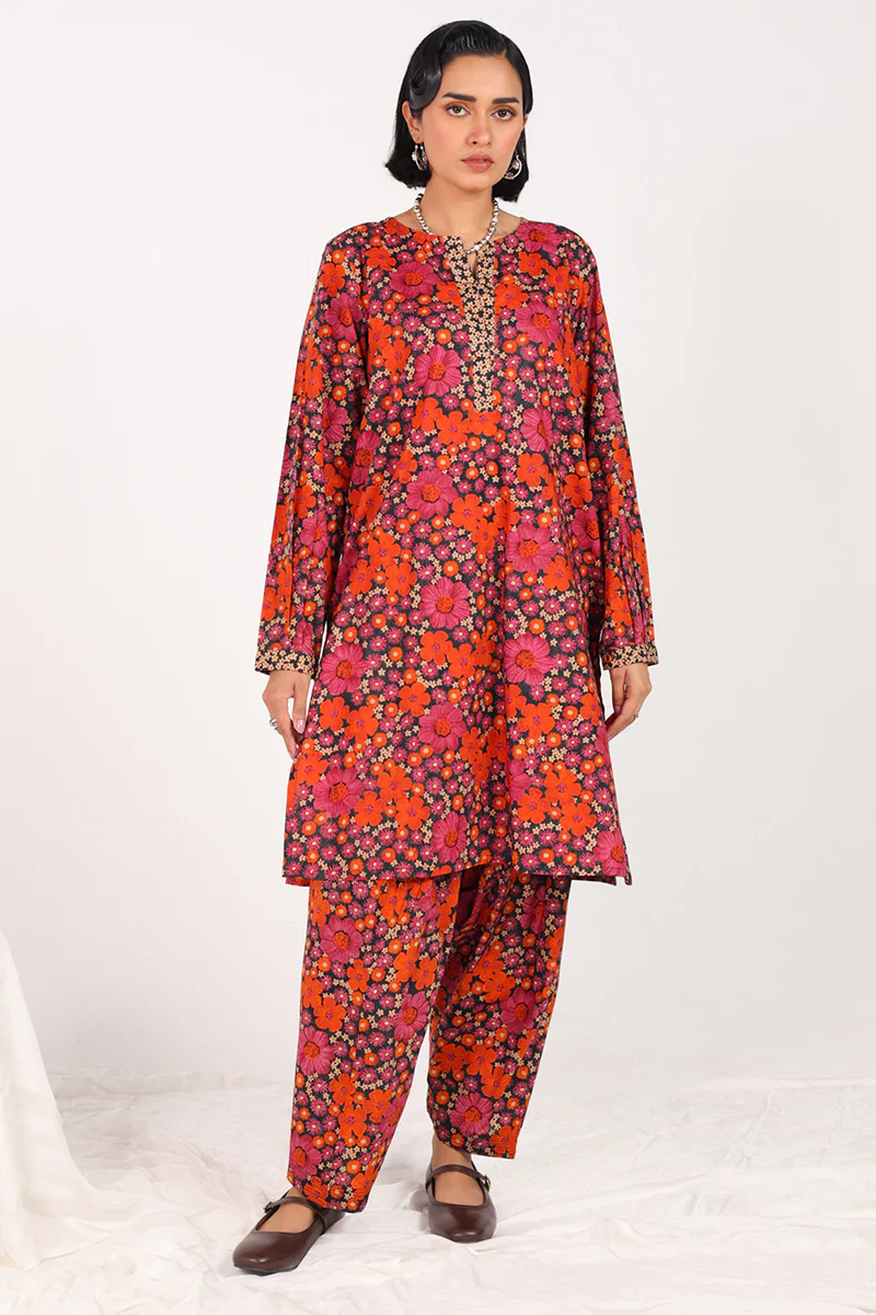 Winter Bloom Printed Duo-Set - Image 4