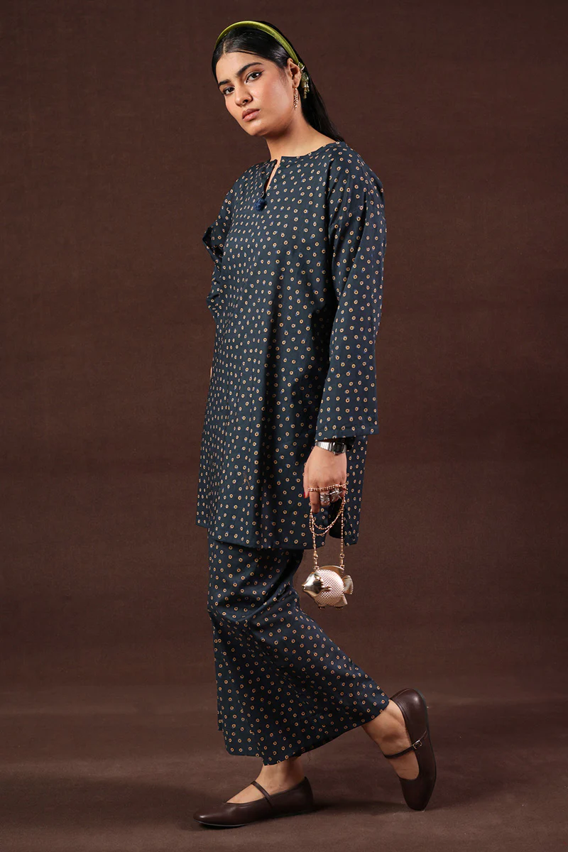 Rang-E-Ajrak Printed Set - Image 11