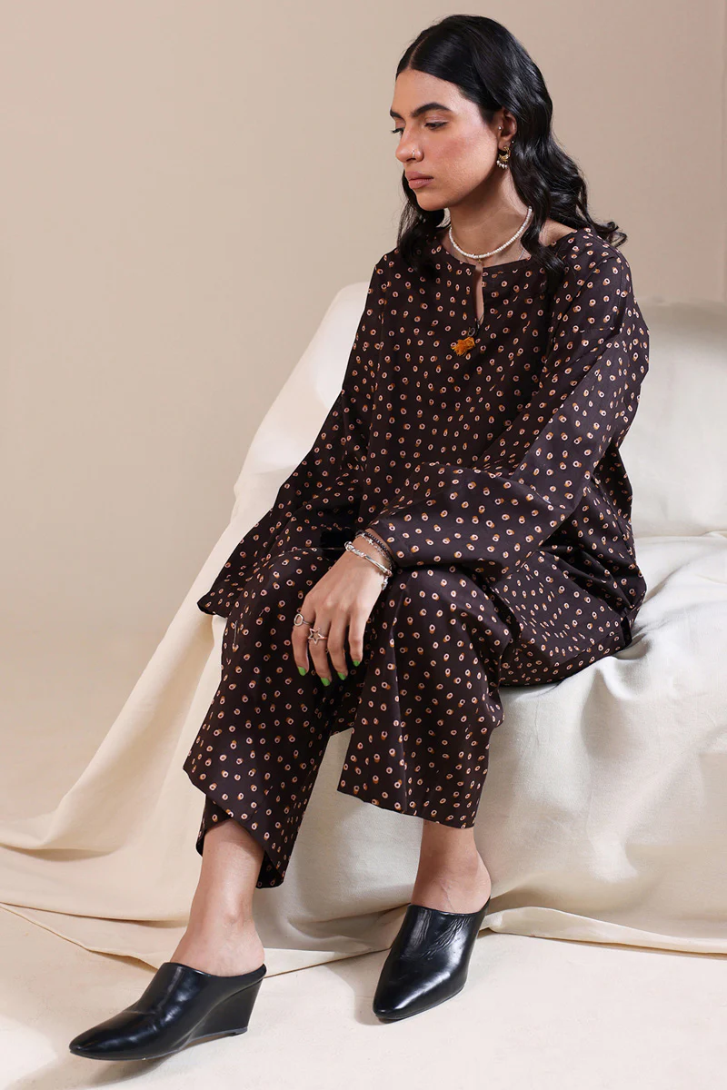 Rang-E-Ajrak Printed Set - Image 6