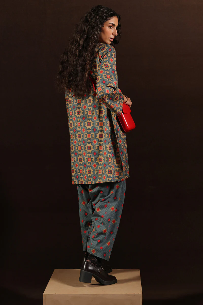Printed Woven Stories Duo-Set - Image 9