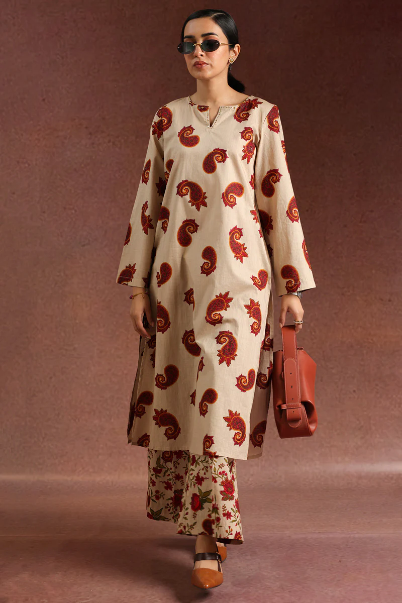 Cheent Paisley Mukaish Set - Image 4