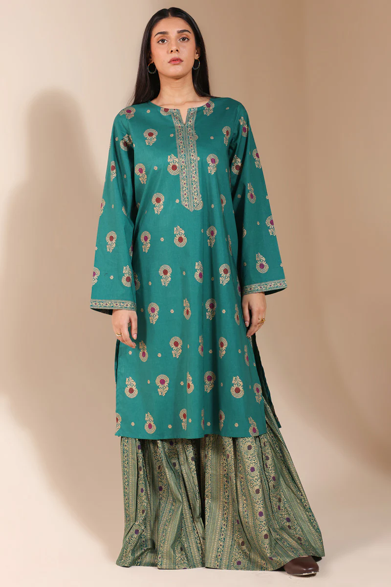 Zari Whisper Gharara Set - Image 11