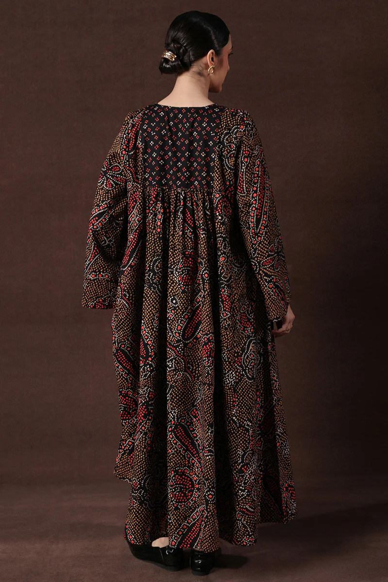 Bandhani Affair Blush Dress
