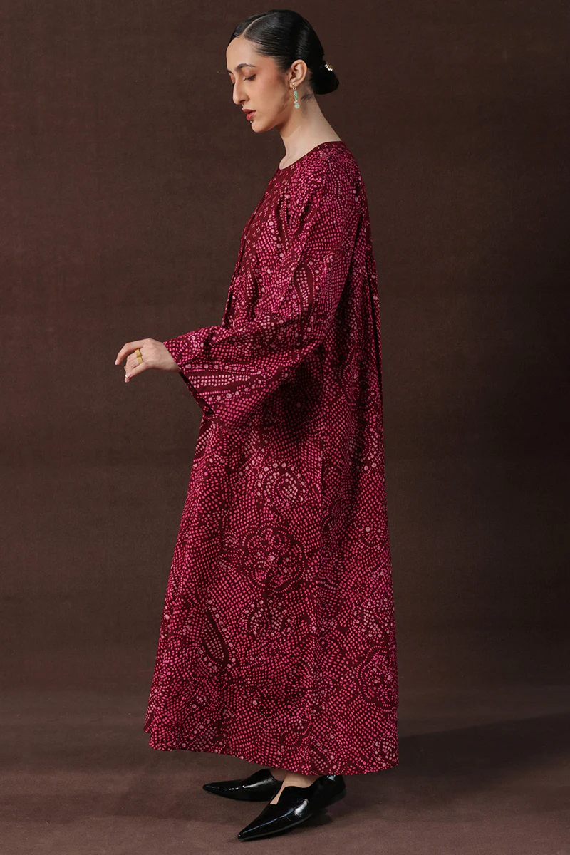 Bandhani Affair Blush Dress - Image 11