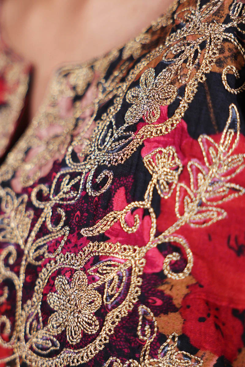 Vibrant Roses Gilded Set - Image 13