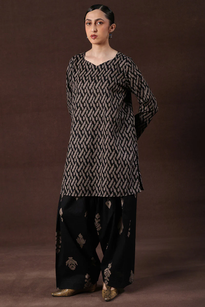 Ikkat Whisper Co-Ord Set - Image 2