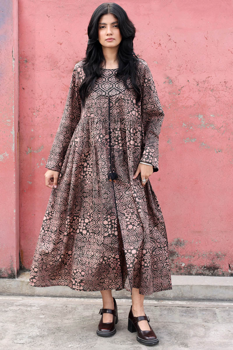 Ajrak Noir Flared Dress - Image 3