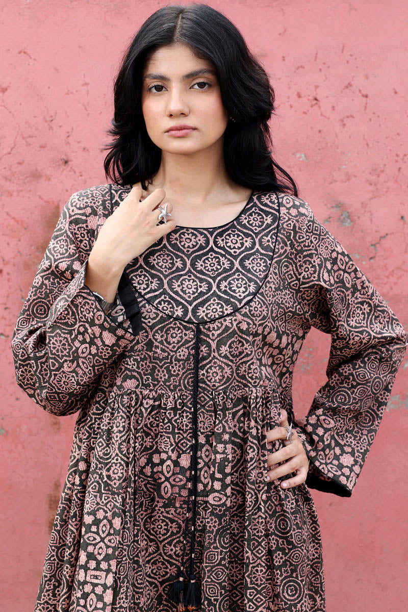 Ajrak Noir Flared Dress - Image 4