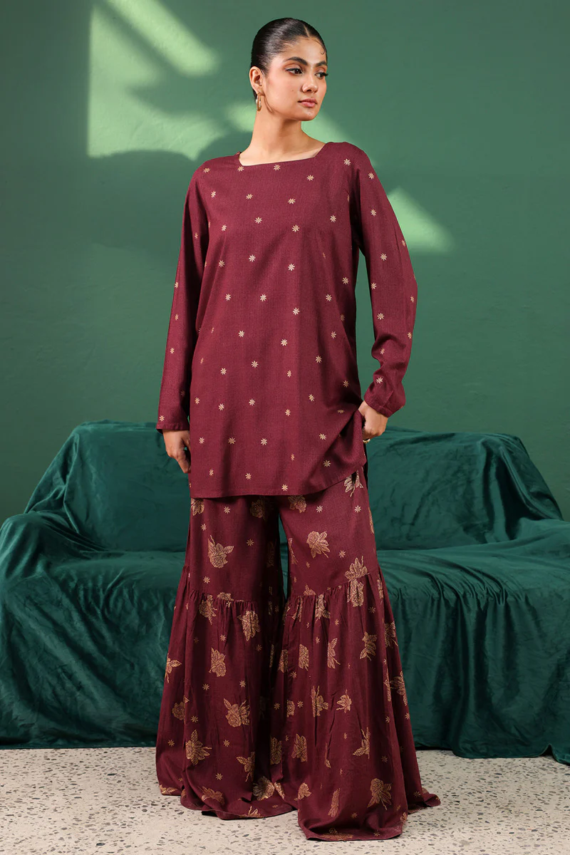Cupid Rose Gharara Set - Image 14