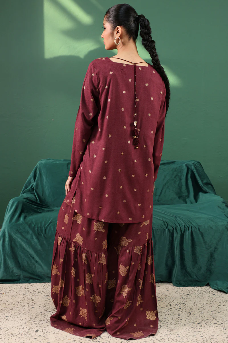 Cupid Rose Gharara Set - Image 17