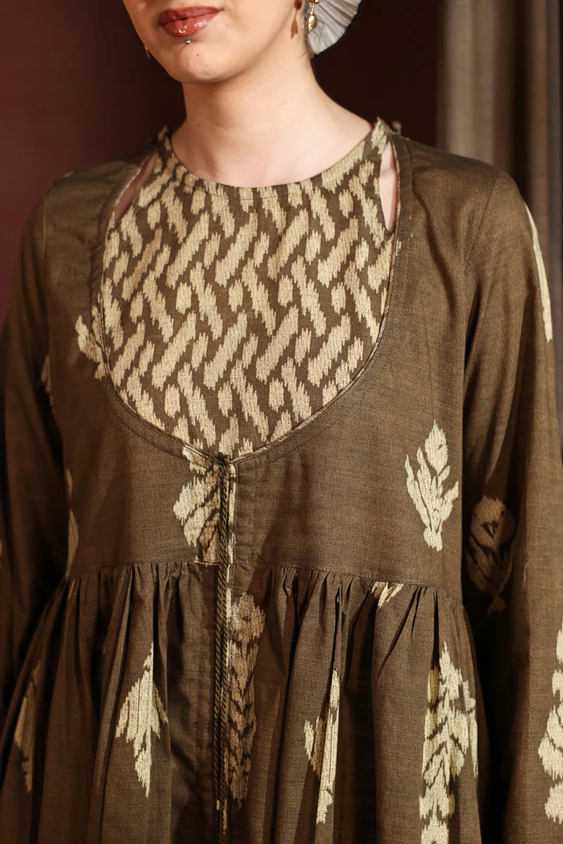 Ikat Flare Poem Dress - Image 13