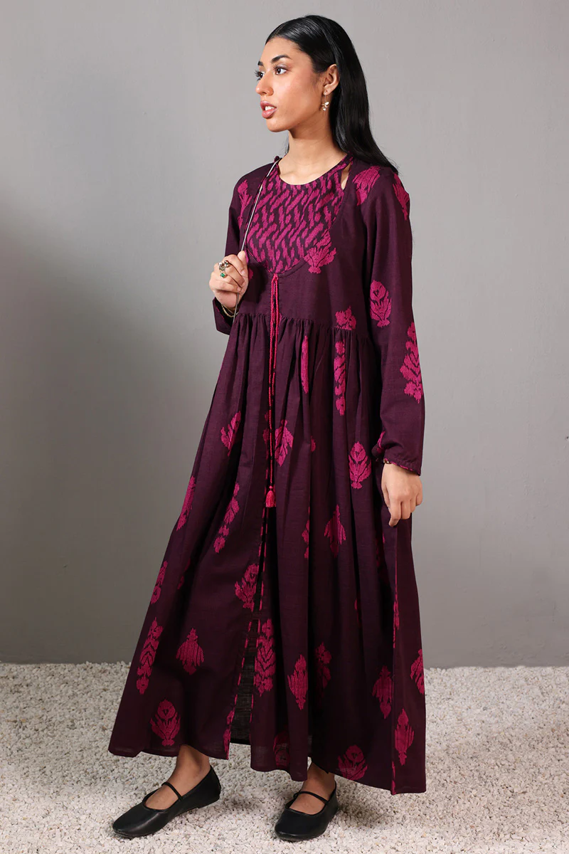 Ikat Flare Poem Dress - Image 5