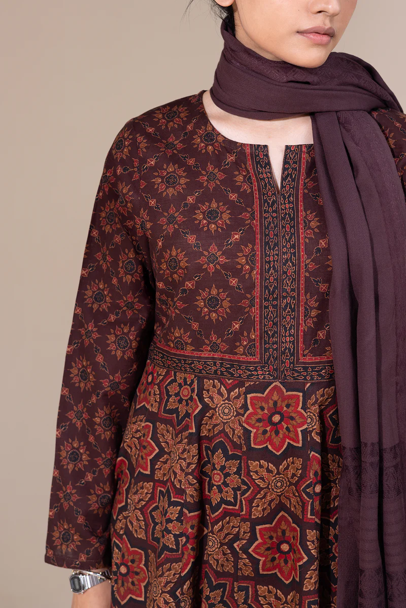 Thai Block Flared Dress - Image 13