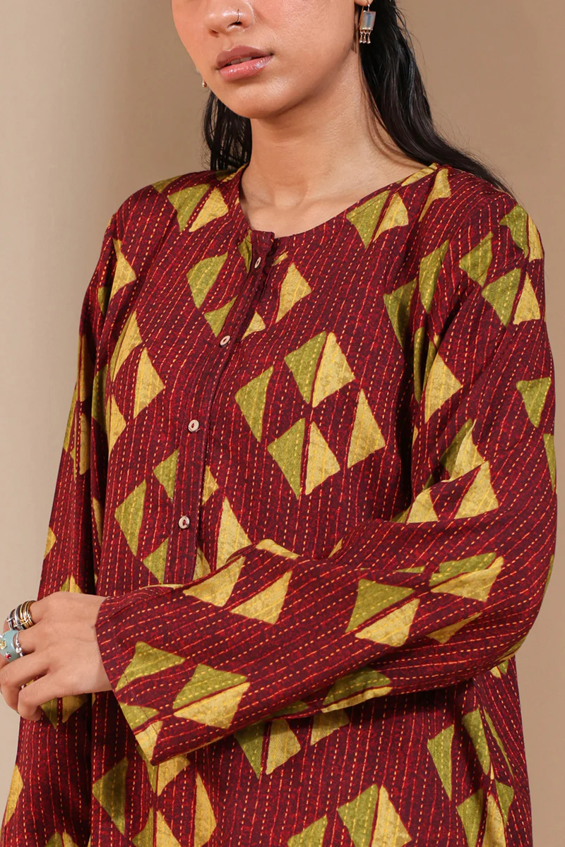KanthaTukri Printed Set - Image 3