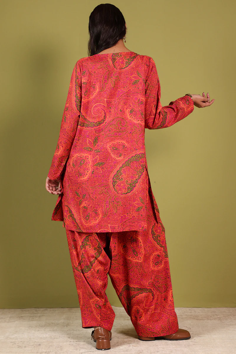 Jacquard Paisley Farshi Set - Image 10