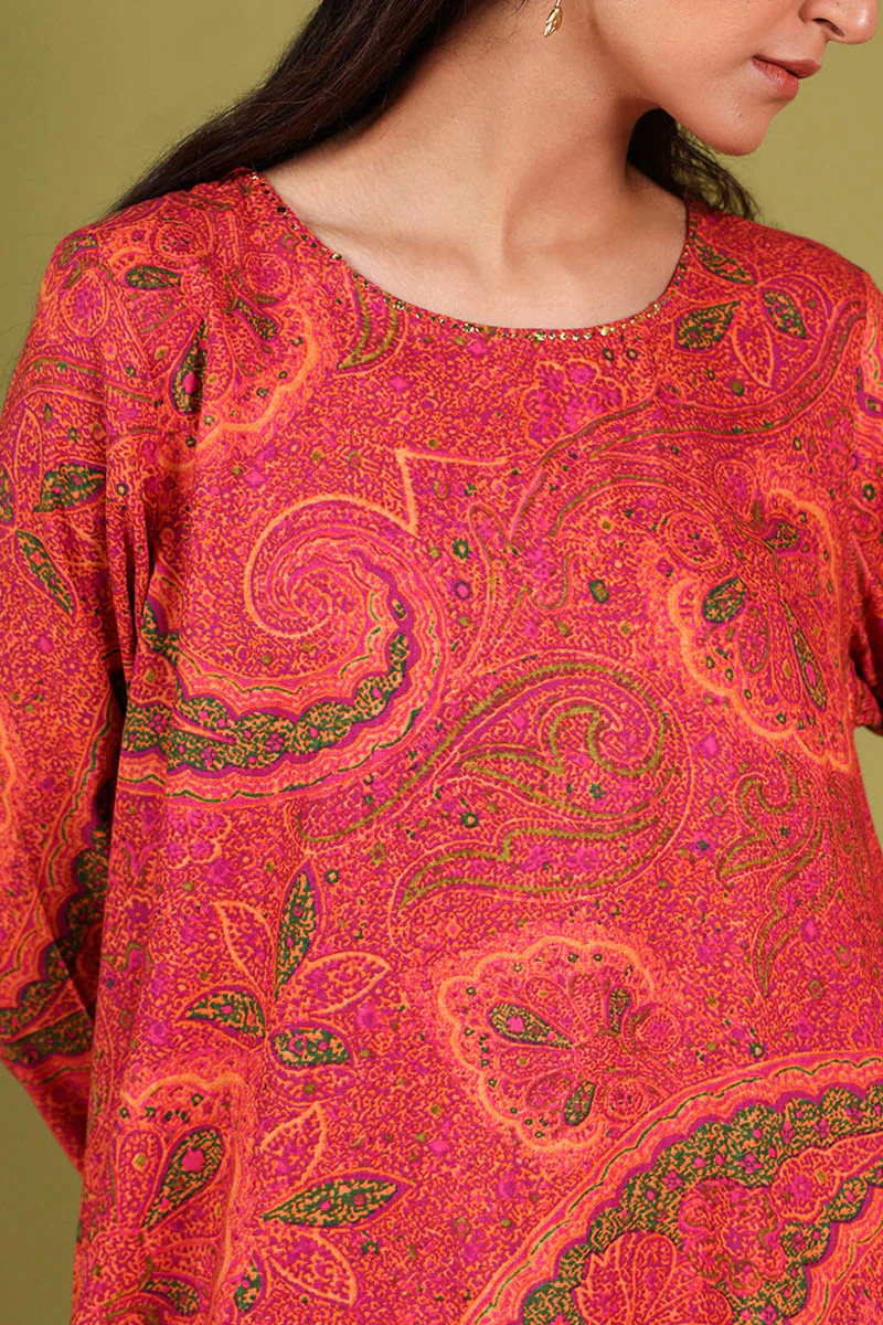 Jacquard Paisley Farshi Set - Image 8