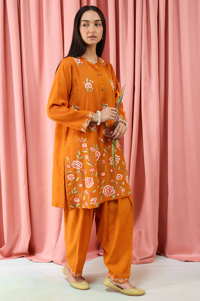 Floral Splendor Embroidered Set - Image 4
