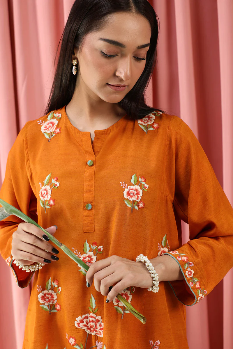 Floral Splendor Embroidered Set - Image 5
