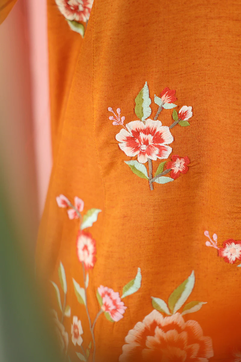 Floral Splendor Embroidered Set - Image 7
